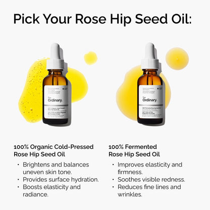 100% Organic Cold-Pressed Rose Hip Seed Oil - US 5062