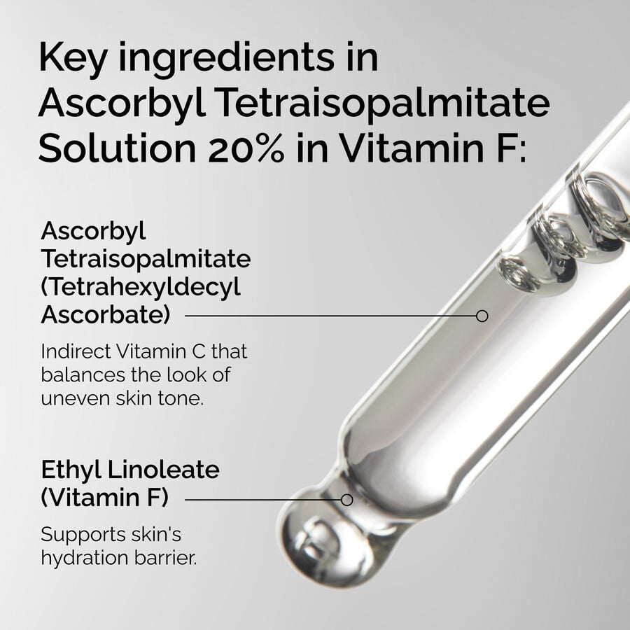 Ascorbyl Tetraisopalmitate Solution 20% in Vitamin F - US 4278