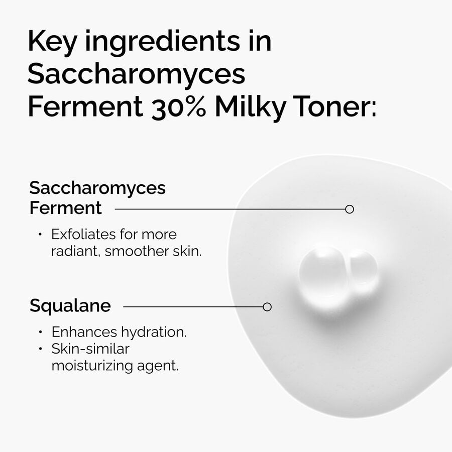 Saccharomyces Ferment 30% Milky Toner - US 8182