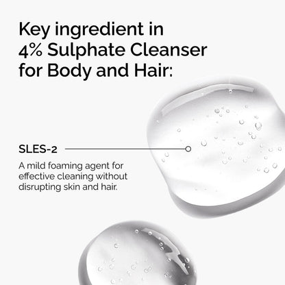 Sulphate 4% Cleanser for Body and Hair - US 5853