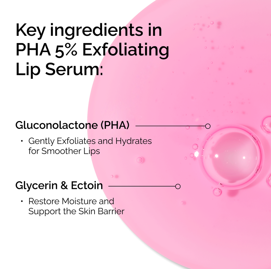 PHA 5% Exfoliating Lip Serum - US 9692