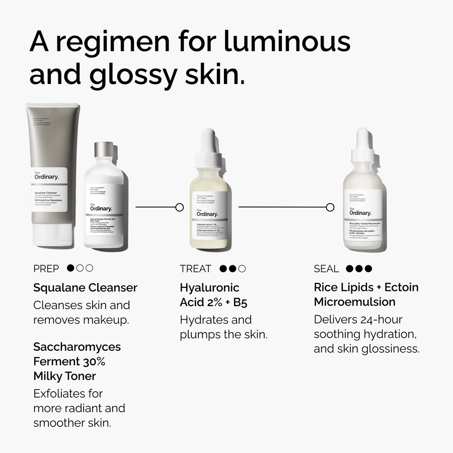 Rice Lipids + Ectoin Microemulsion - US 5443